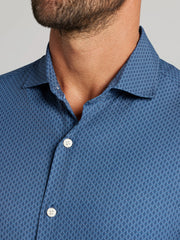 CHILLFLEX Modern Fit 4-Way Stretch Button Up Shirt