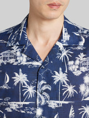 Modern Fit Camp Collar Hawaiian Shirt