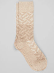 Geo Block Dress Socks, 1-Pair