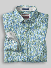 Regular Fit Logan Printed Button Up Shirt