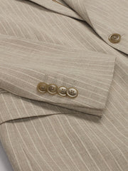 Slim Fit Stripe Suit Jacket