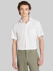 Slim Fit Short Sleeve 4-Way Stretch Dress Shirt