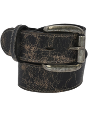 Meander Distressed Leather Belt