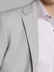 Slim Fit Linen Blend Suit Jacket
