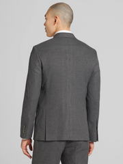 Slim Fit Double Breasted Pinstripe Suit Jacket