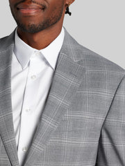 Modern Fit Plaid Suit