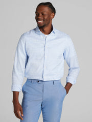 Modern Fit Plaid Dress Shirt