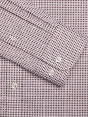 Modern Fit Check Spread Collar Dress Shirt