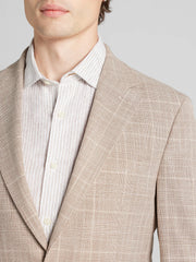 Slim Fit Plaid Sport Coat