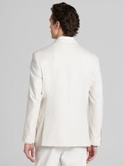 Egara Slim Fit Peak Lapel Solid Textured Dinner Jacket