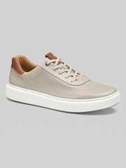 Anders U-Throat Leather Lace-Up Sneakers
