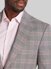 Modern Fit Plaid Suit