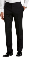 Slim Fit 100% Wool Tuxedo Pants
