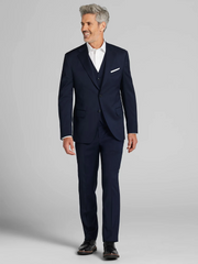 American Bespoke Modern Fit Wool Full Lined Suit