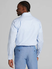 Modern Fit Plaid Dress Shirt