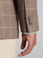 Modern Fit Windowpane Plaid Sport Coat