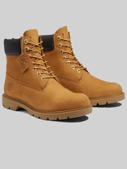 Classic Plain Toe Lace Up Waterproof Boots