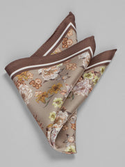 Meadow Floral Silk Pocket Square