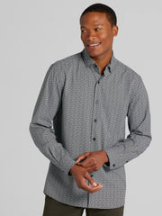 CHILLFLEX Slim Fit 4-Way Stretch Button Up Shirt
