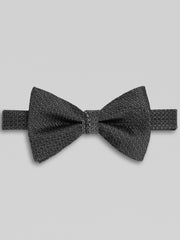 Metallic Check Big Bow Tie