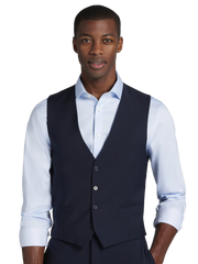 X-Fit Slim Fit Premium Wool Blend Suit Vest