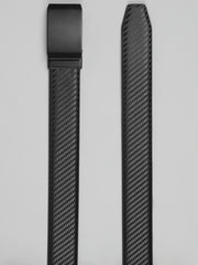 Feather Edge Reversible Compression Plaque Leather Belt