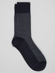 Basketweave Dress Socks, 1-Pair