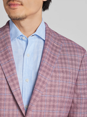 Modern Fit Windowpane Plaid Sport Coat
