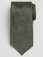 Narrow Tonal Botanical Tie