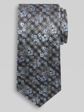 Check Floral Tie