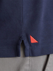 Slim Fit Damaschino Wrinkle-Free Long Sleeve Polo