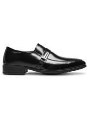Abram Leather Bit Moc Toe Loafers