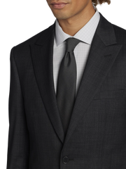 Slim Fit Wool Blend Peak Lapel Suit jacket
