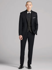 Black Notch Lapel Suit