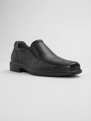 Slim Fit Moc Toe Slip On Dress Shoes