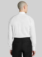 Classic Fit Mardi Gras Pique Wing Collar Formal Dress Shirt