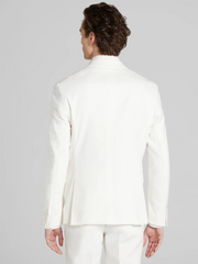 Slim Fit Linen Blend Suit Jacket