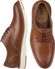 Upton Leather Plain Toe Lace-Up Oxford