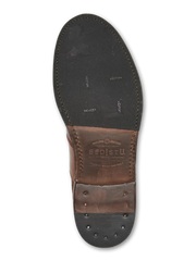 Nando Leather Plain Toe Chelsea Boots