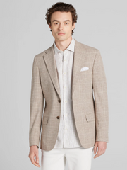 Slim Fit Plaid Sport Coat