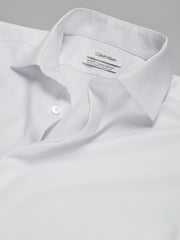 Slim Fit Supima Cotton Covered Placket Dress Shirt