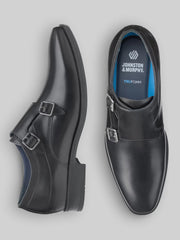Gibbons Double-Buckle Monk Strap Shoes