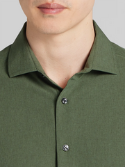 Modern Fit 4-Way Stretch Button Up Shirt