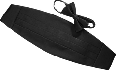 Pre-Tied Bow Tie & Cummerbund Set