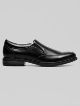 Stark Leather Moc Toe Slip-On Shoes