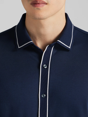 Modern Fit Ultra-Soft Stretch Cotton Short Sleeve Button Up Shirt