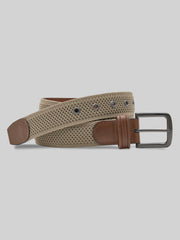 Amherst Engineered Knit & Leather Belt