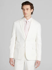 Slim Fit Linen Blend Suit Jacket