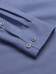 Slim Fit Stretch Micro Check Dress Shirt