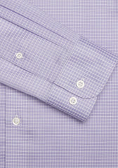 Modern Fit Check Spread Collar Dress Shirt